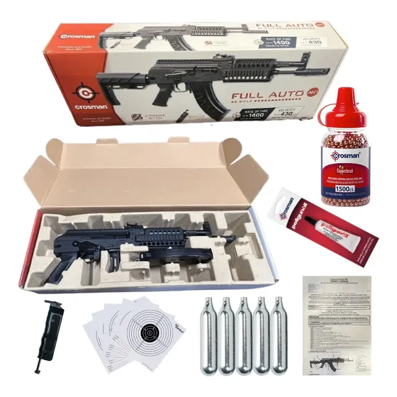 Rifle Ak1 Full Auto Crosman .177 430fps Kit Co2 Xchws C