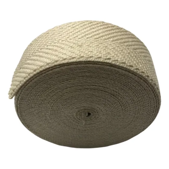 Cinta Mochila De Algodón Natural 40mm X 10mts 