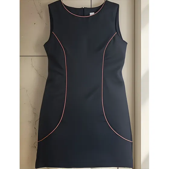 Vestido Casual Corto Mujer Viscosa Balenc Negro M