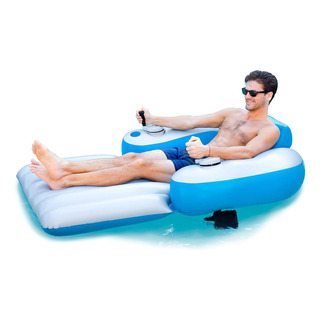 Flotador Inflable Sillón Alberca Motorizado Cama Piscina Flotador Inflable Sillón Alberca Motorizado Cama Piscina