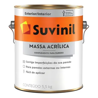 Massa AcrĂlica 3,6 Litros Suvinil Massa AcrĂlica 3,6 Litros Suvinil