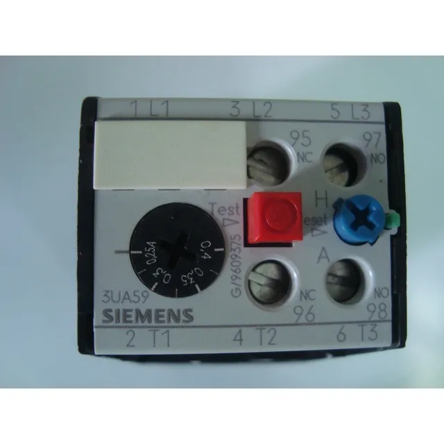 Rele Termico Siemens 3ua59 00-0e De 0,25 A 0,4 Amp Nuevo