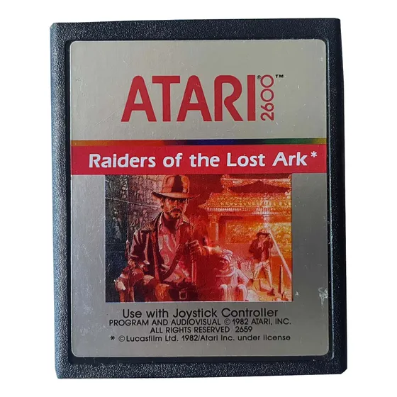 Cartucho Para Atari 2600 Raiders Of The Lost Ark Manual Inc.