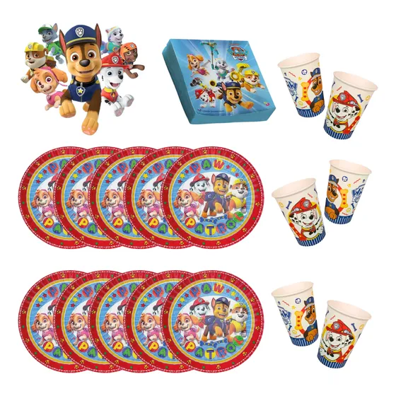 Kit Mesa Descartable Plato - Vaso Cumpleaños Disney Original