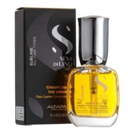 Óleo Alfaparf Cristal Liquido 15ml Semi Di Lino