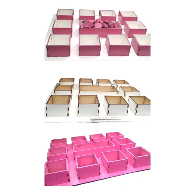 Caja Mackinder En Madera Para Niños + 100 Fichas