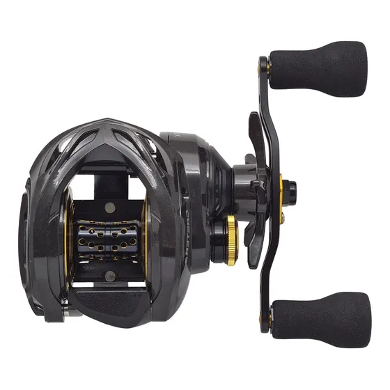 Reel Huevito Caster Carbon X BG 307 Bait Casting 7 Rulemanes Color Negro - Manija Derecha