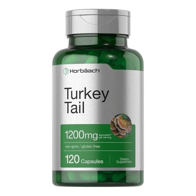 Turkey Tail Mushroom Hongo Cola De Pavo Capsulas Vegano