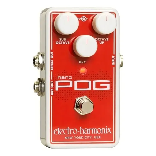 Pedal Octavador Polifônico Electro-Harmonix Micro Pog Guitarra