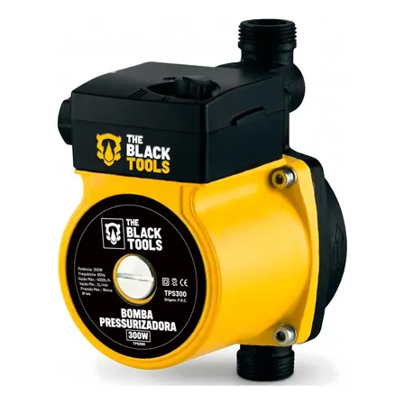 Bomba Pressurizadora De Água 120w Para Aumentar Pressão Da Água Processador 1600l/h Tps120 The Black Tools 220v