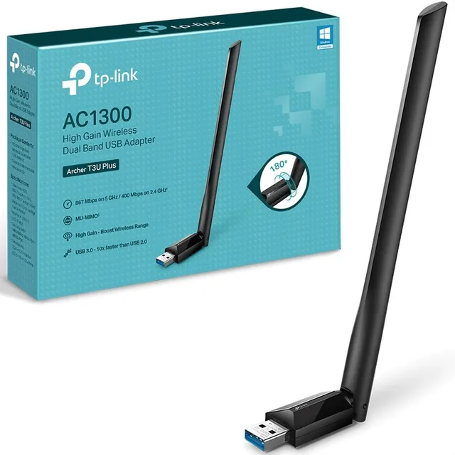 Adaptador Red Inalambrica Usb Tp-link Archer T3u Plus Dual