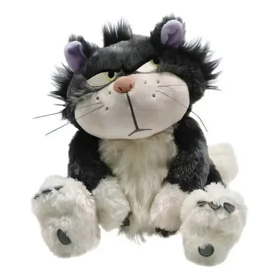 Lucifer Cat Cenicienta Dibujos Animados De Peluche 45 Cm Color Negro