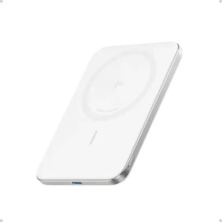 Cargador Portátil Power Bank Anker Nano, 5000mah, Magsafe, Qi2 15w, Usb-c 20w, Ultra Delgado, Carga Rápida Para iPhone 12/13/14/15/16/17 Series, AirPods Y Más, Compacto Y Ligero Blanco
