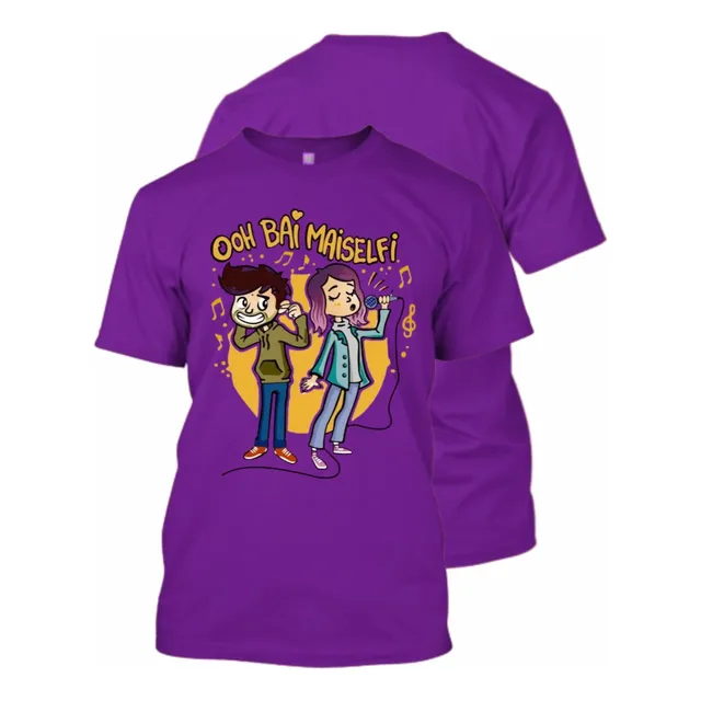 Camiseta Gabriel E Shirley Avatar Show Festa Juvenil Roxo