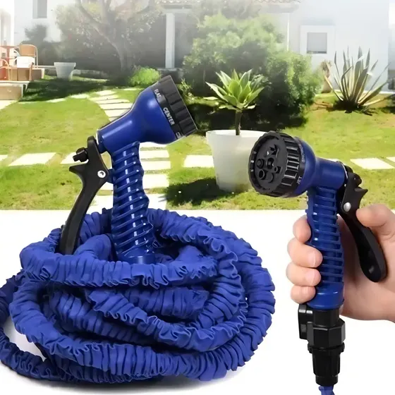 Manguera Flexible Expandible 15 Metros Pistola Jardin