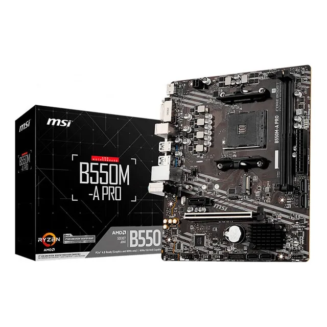 Tarjeta Madre De Computadora Msi B550m-a Pro Para Pc