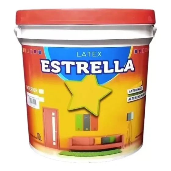 Estrella Latex Interior Blanco X 4 Lts