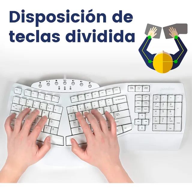 Teclado Perixx Usb Perioboard 512 Español Ergon - Tecnobox