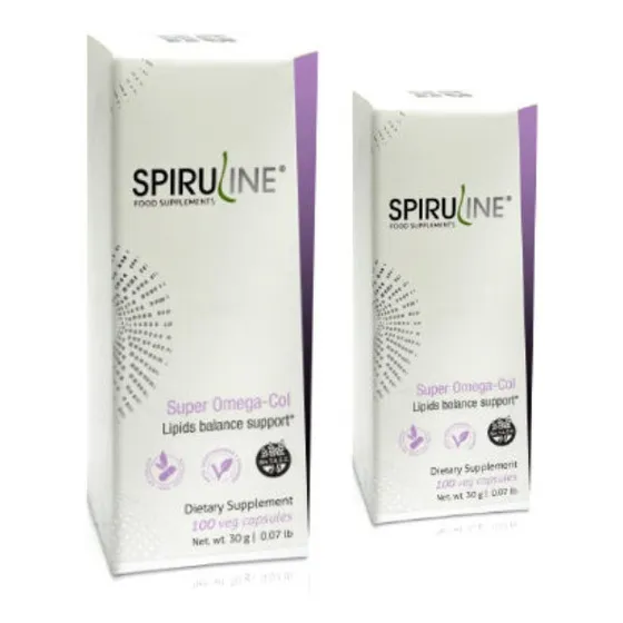 Pack X3 Spirulina Colesterol Super Omega X300mg Hydro Grow