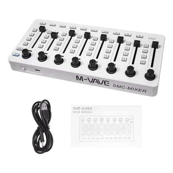 Console De Mixagem Midi Controller Midi Com 43 Botões 8