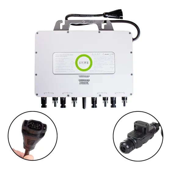 Microinversor Saj 2,25kw 4 Mppt Monofásico 220v Com Wi-fi