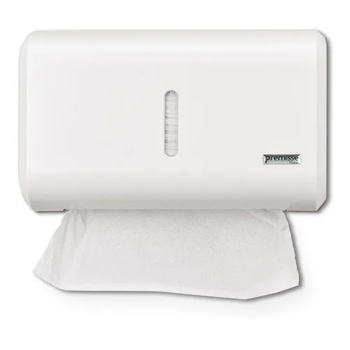 Dispenser Porta Papel Toalha Interfolha P/ Banheiro Compacto