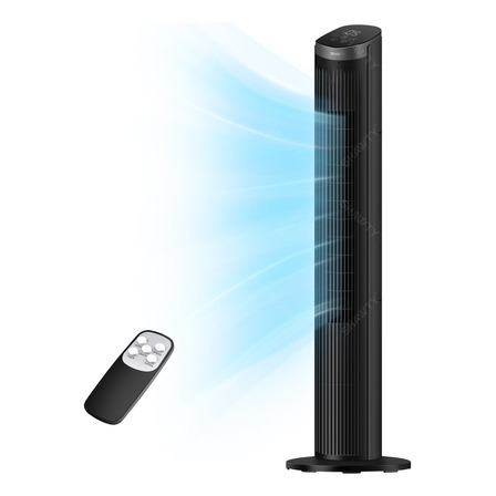 Ventilador De Torre Shawty® 40 Pulgadas 100cm Con Control Remoto, 5 Velocidades Temporizador 12H, Silencioso y Portátil, Ideal Dormitorio, Oficina, Cocina Ventilador De Torre Shawty® 40 Pulgadas 100cm Con Control Remoto, 5 Velocidades Temporizador 12H, Silencioso y Portátil, Ideal Dormitorio, Oficina, Cocina
