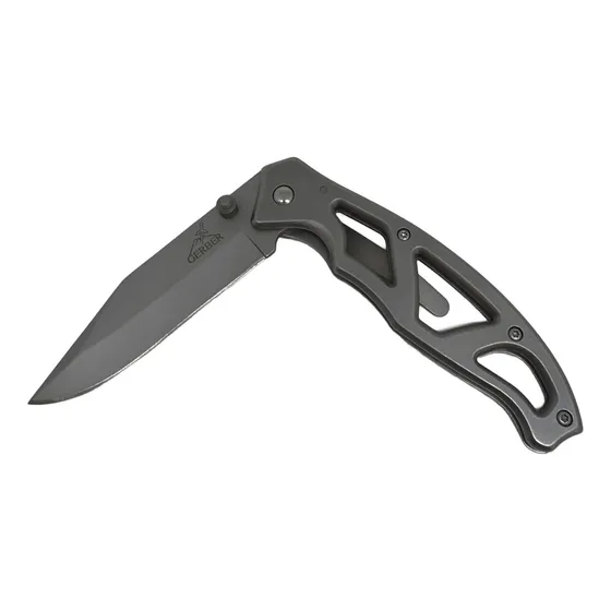 Cuchillo Tactico Gerber , No Spyderco Color Plateado