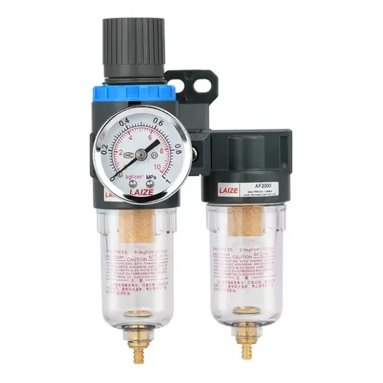 Filtro Doble Para Compresor, Filtro Trampa De Agua Y Aceite
