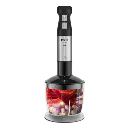 Mixer Philco Pmx2000 3 Em 1 Inox 800w Cor Preto 127v