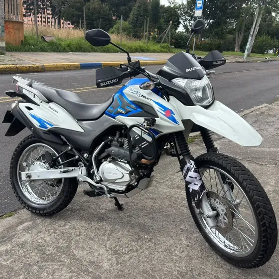 Suzuki Dr150 Blanco-azul