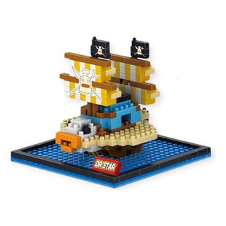 Juguete Armable Barco Microbloque One Piece Baratie Construc Juguete Armable Barco Microbloque One Piece Baratie Construc