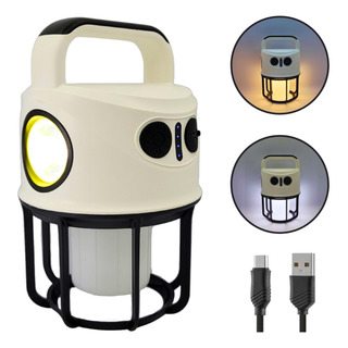 Lâmpada Para Acampamento Barraca Led Forte Recarregável Usb Lâmpada Para Acampamento Barraca Led Forte Recarregável Usb