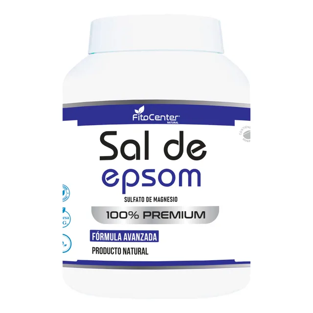 Suplemento Sal De Epsom Fitocenter Sulfato De Magnesio 1 Kg