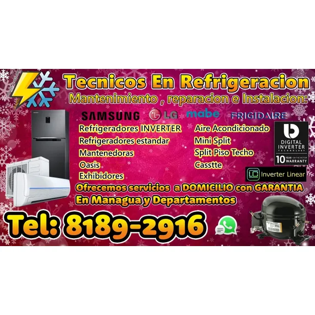 Reparación Y Mantenimiento De Refrigeradores Y Aire Acondici