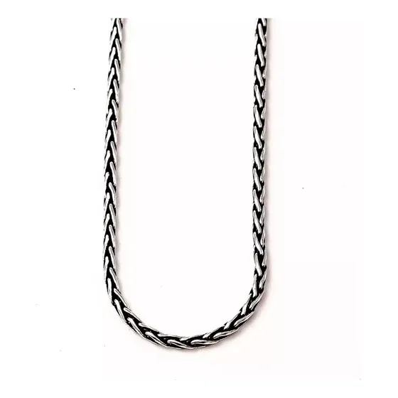Corrente Bali Palmera Prata 925 70cm 4mm Fecho Dragão