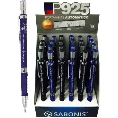 Portaminas Sabonis P925 2mm Con 24 Piezas Color Negro