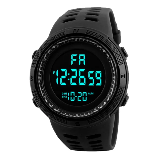 Reloj Digital Táctico Con Luz Led