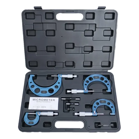 Juego Kit De Micrómetros Calibrador Exteriores 0 A 4pulgadas