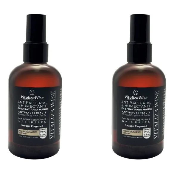 Pack X2 Spray Antibacterial Vitalizawise Savage 135 Ml