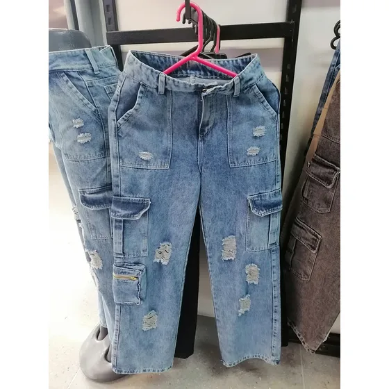 Jean Cargo Para Dama