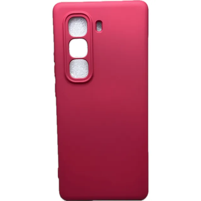 Forro Silicon Gamuzado Infinix Hot 50 Pro Pantalla Plana