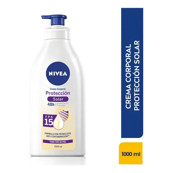 Crema Corporal Fps15 Proteccion Solar Nivea 1 L