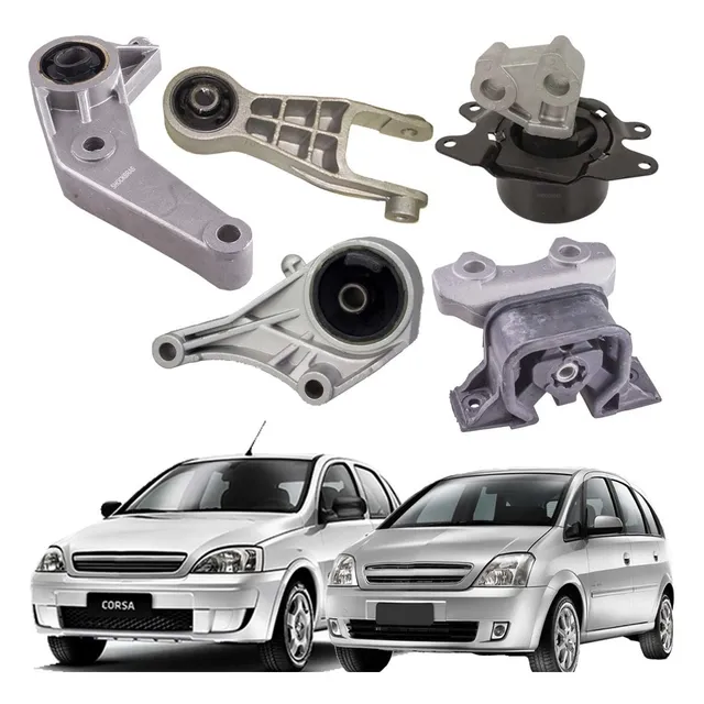 Kit 5 Coxim Motor Cambio Novo Corsa 2002/2012 Meriva Montana