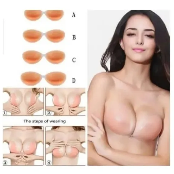 Brassier Sosten De Silicón Silicona