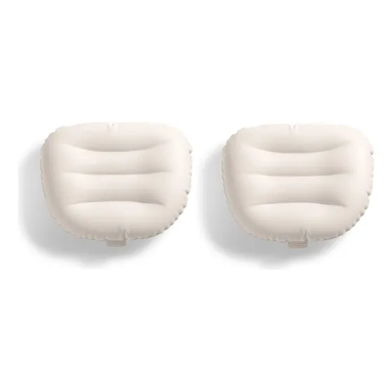 02 Un Do Encosto De Cabeça Inflável Para Spa Intex E Bestway Cor Branco