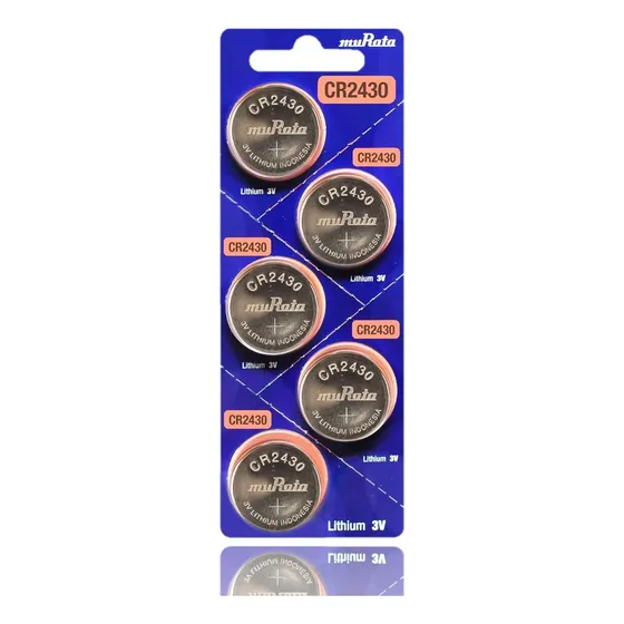 10 Pilas Boton Cr2430 Murata Blister 5 Litio Distribuidor