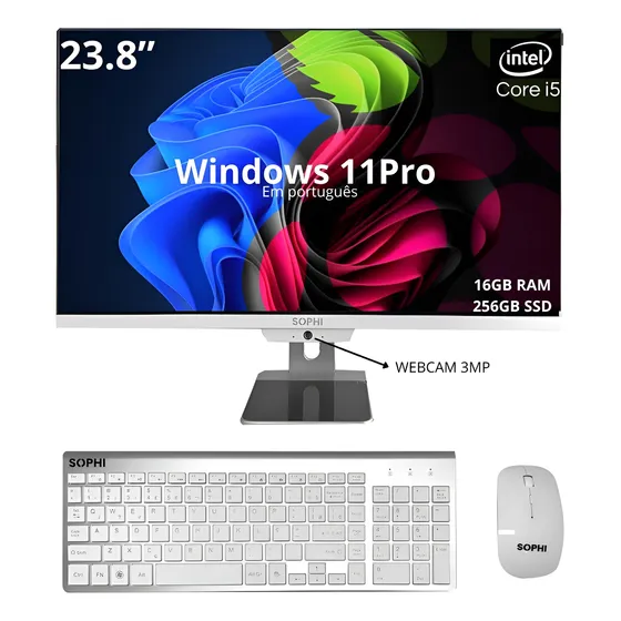 Computador Completo Intel I5 All In One 16gb Ssd256gb Wifi