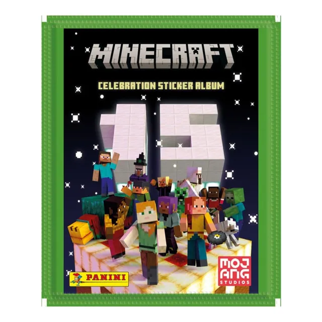 Sobre 5 Estampas Minecraft 2024 Panini  Premium