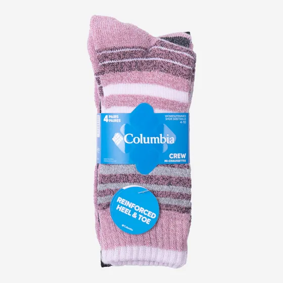 Medias Columbia Mujer Moisture Control Stripe Multicolor